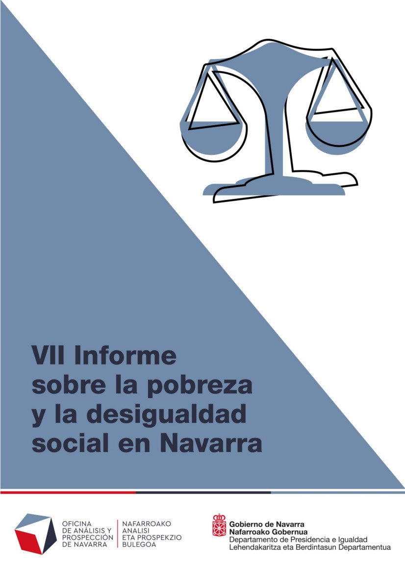 Portada del VII Informe sobre la pobreza y la desigualdad social en Navarra
